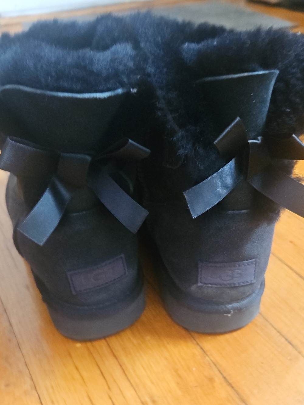 UGG Women's Black Bailey Bow boots